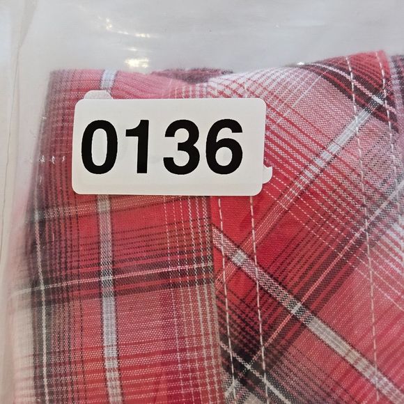 Wrangler Western Fashion Shirt Mens XL Pearl Snap Plaid Red Long Sleeve Rodeo - Picture 11 of 11